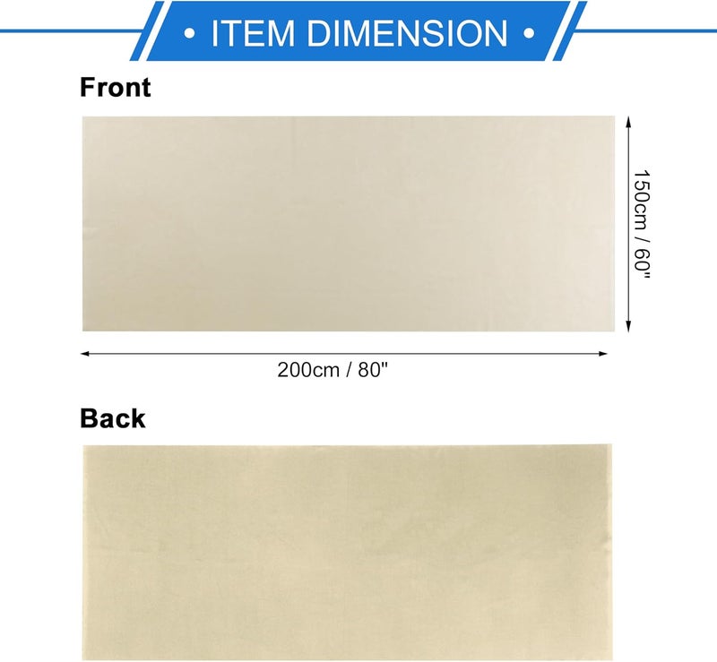 VekAuto Headliner Fabric 80" L x 60" W Interior Trim DIY Roof Repair Replacement for Car Truck RV SUV Boat Automotive Suede Fabric Beige - Image 4